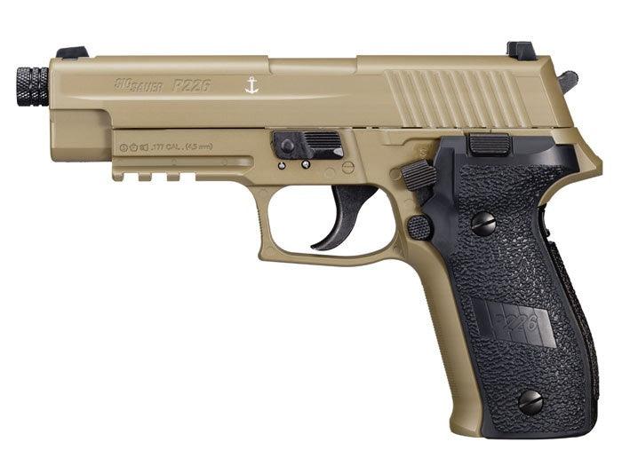 Sig Sauer - P226 ASP Luftpistol 4.5mm Pellets - FDE - Game-On.no