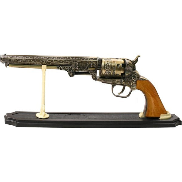 Western Navy Revolver replika antikk, vinkel 3