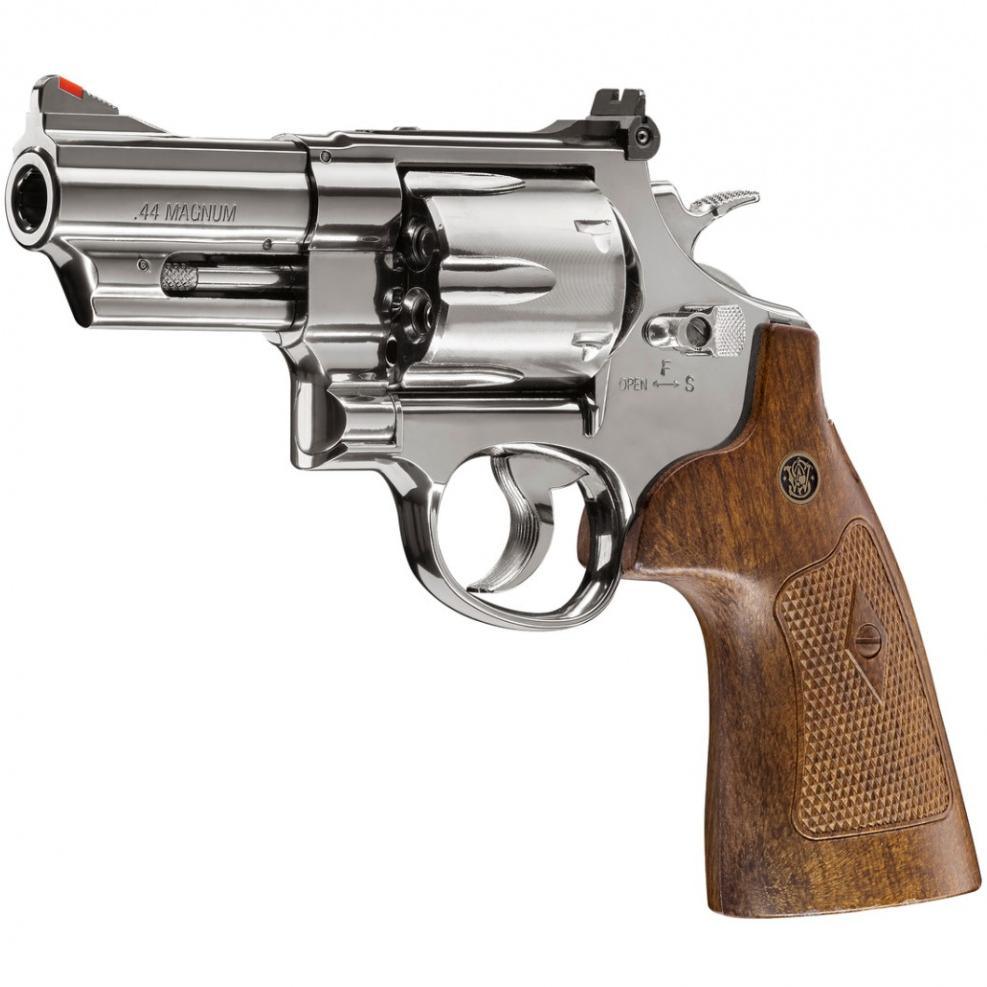 Smith & Wesson - M29 3 CO2 Drevet Softgunrevolver - Blå Polert - Game-On.no