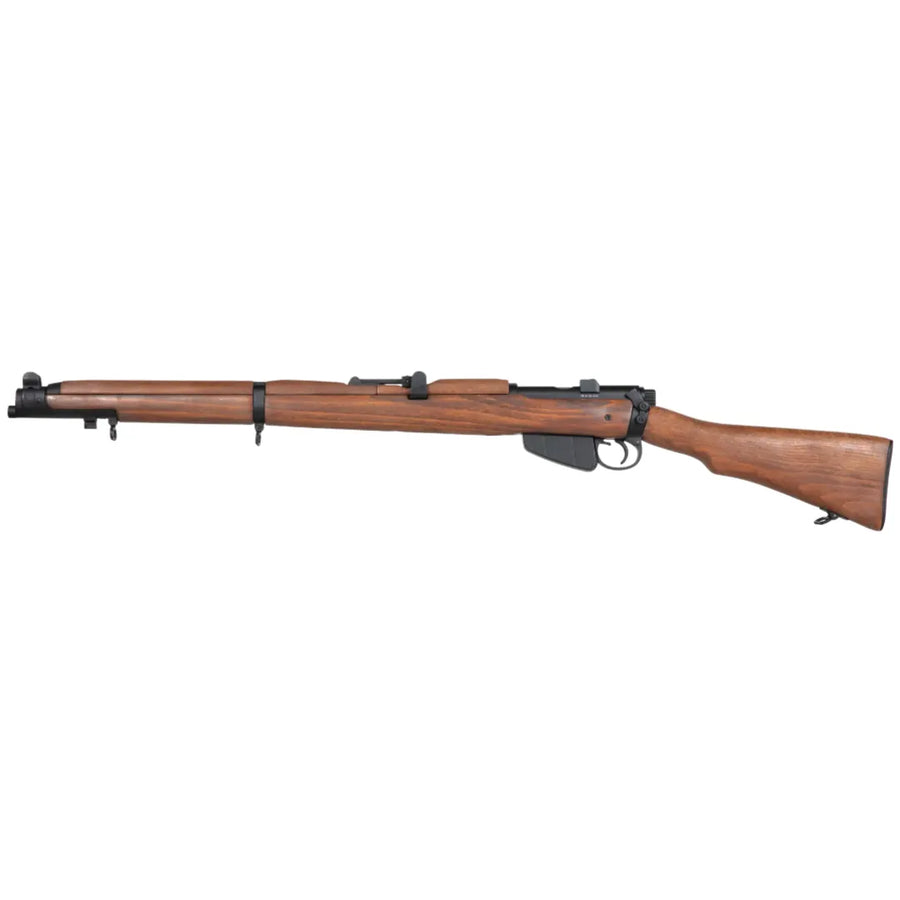 SMLE No. 1 Mk. III - WWII Fjærdrevet Softgun Sniper - Wood - Game-On.no