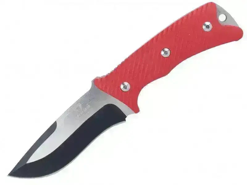 Snake Eye - Full Tang Hunting Knife - Silver/Red - Game-On.no