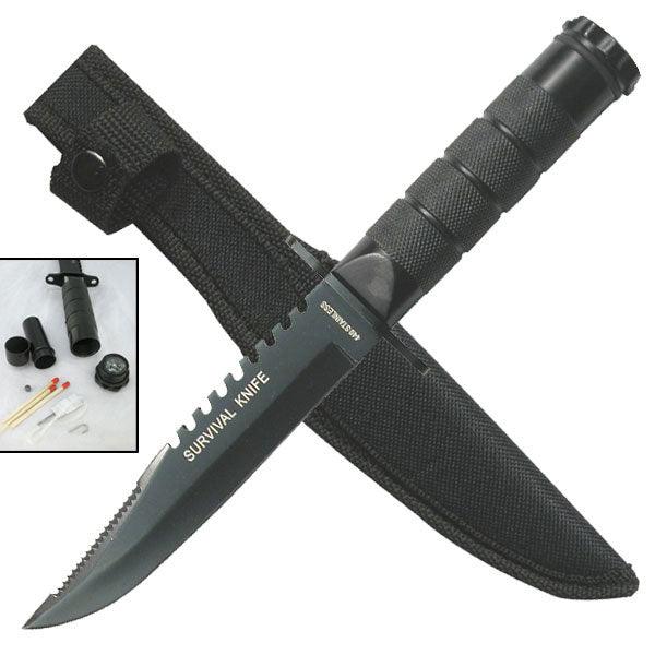 Snake Eye - Mini Survival Kniv - Sort - Game-On.no