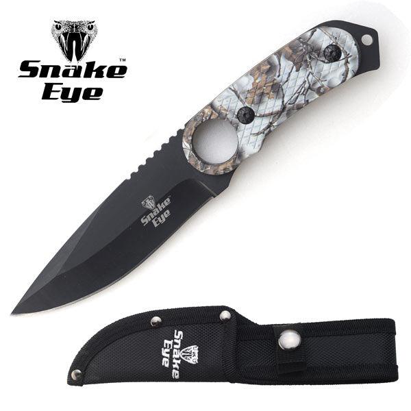 Snake Eye - Taktisk Jaktkniv - Snow Camo - Game-On.no