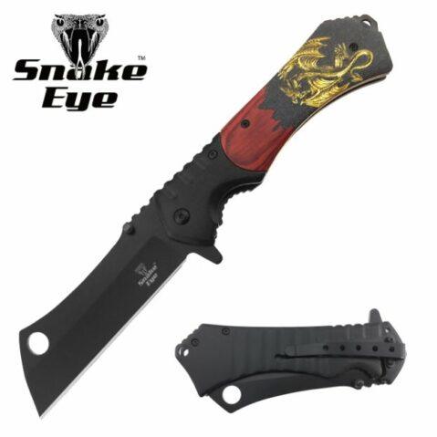 Snake Eye - Taktisk Razor Foldekniv - Dragemotiv - Game-On.no