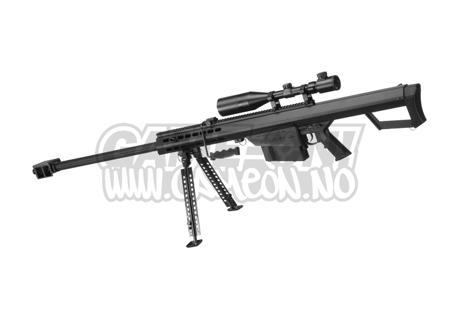 Snow Wolf - M82A1 Bolt Action Full Metall Airsoft Sniper - Sprin - Game-On.no