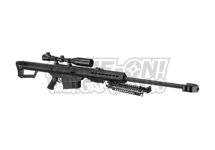 Snow Wolf - M82A1 Bolt Action Full Metall Airsoft Sniper - Sprin - Game-On.no