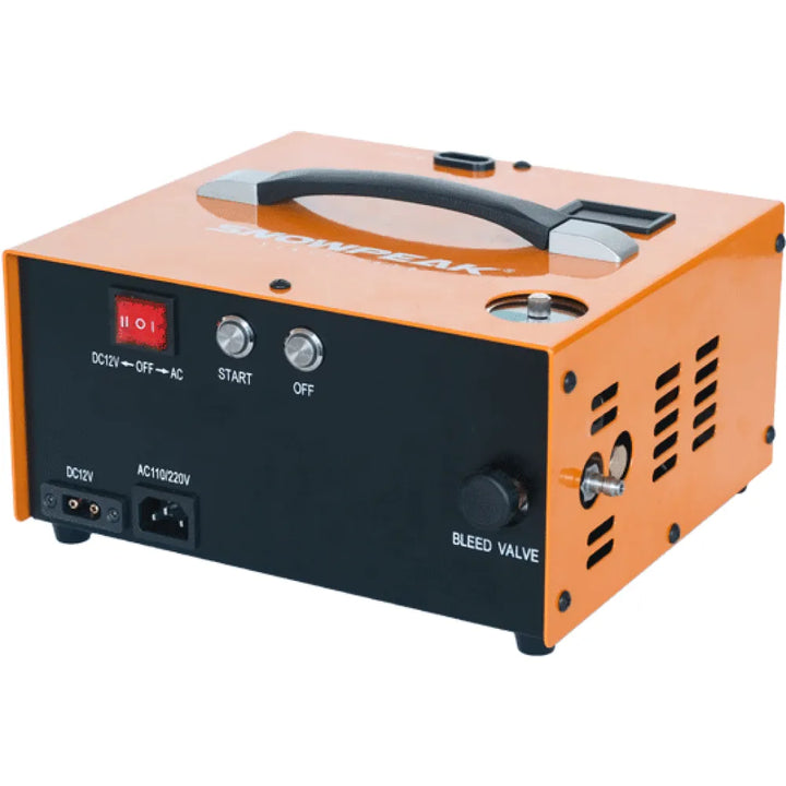 Snowpeak - 12V / 220V Kompressor med Autostop - Game-On.no