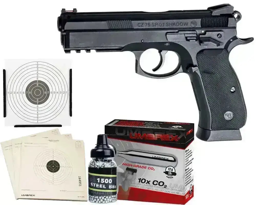 SP-01 Shadow Luftpistol NBB- 4.5mm BB - PAKKE - Game-On.no