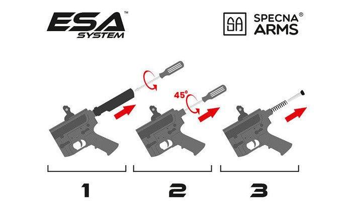 Specna Arms - C09 Core Carbine Elektrisk Airsoft AEG - Svart - Game-On.no