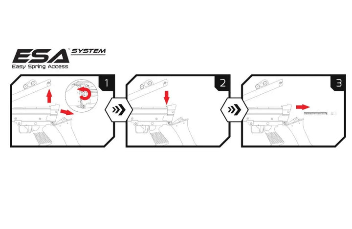 Specna Arms - M249 MK46 Core Elektrisk Airsoft Maskingevær - Game-On.no