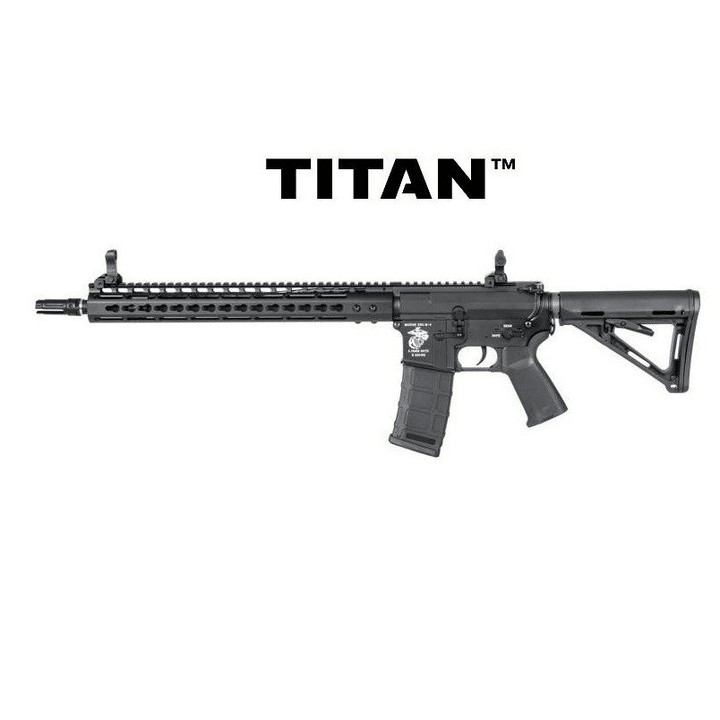 Specna Arms - V09-M Titan V2 Elektrisk Softgunrifle - Svart - Game-On.no