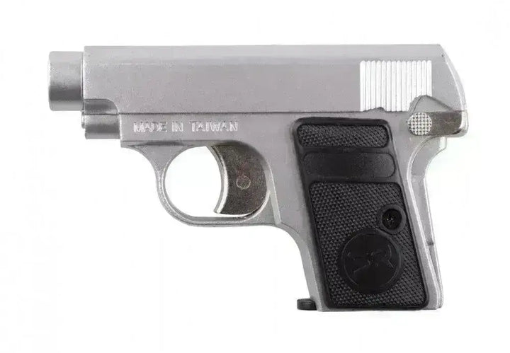 SRC - GGH0401 Pocket Gun Gassdrevet Softgunpistol - Sølv - Game-On.no