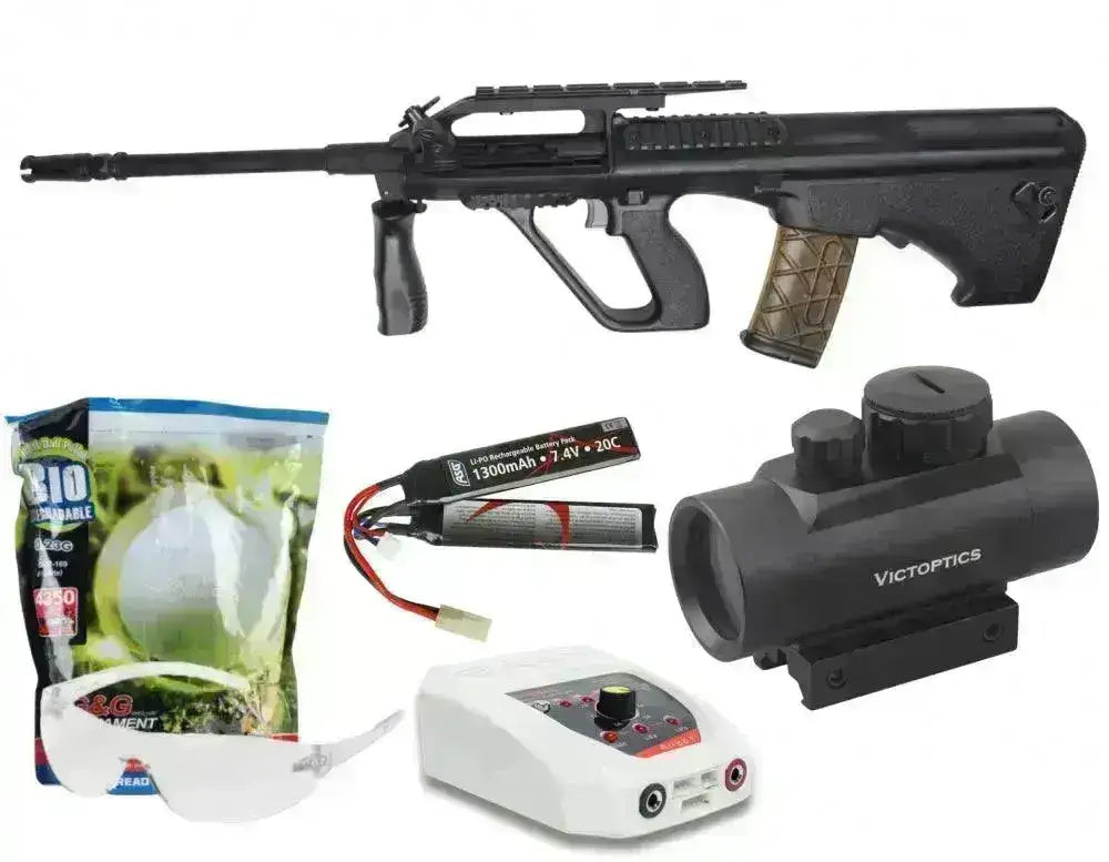 Steyr AUG A2 - Stor Pakke - Rødpunkt inkludert! - Game-On.no