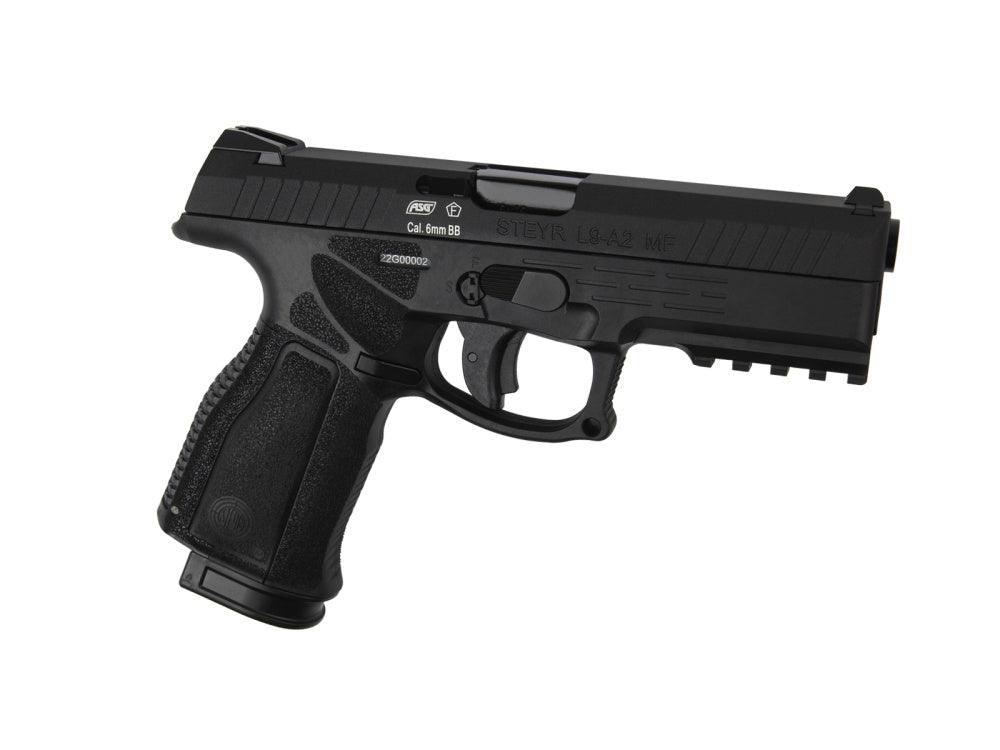 Steyr L9A2 Co2 Drevet Softgunpistol med Blowback - Svart - Game-On.no