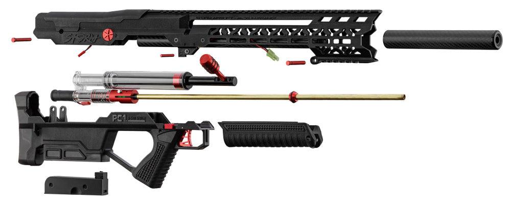 Storm PC1 Airsoft Sniper - R-shot System - Svart - Game-On.no