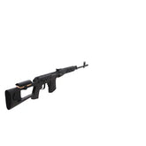 Specna Arms Retro Dragunov SVD softgun sniper i polymer, skrått bakfra