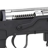 Specna Arms Retro Dragunov SVD, nærbilde av innmat med stempel og fjær