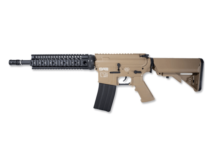 Swiss Arms - FN Herstal M4 Co2 4.5mm Luftvåpen - Tan - Game-On.no