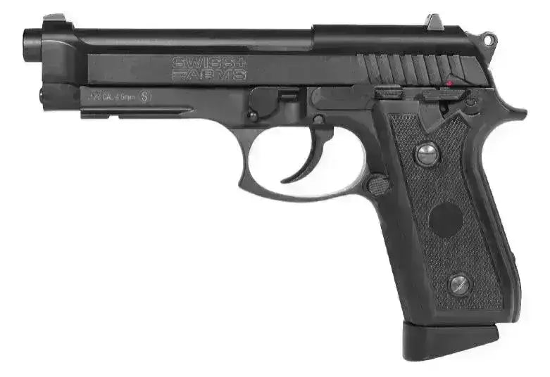 Swiss Arms PT92 - Co2 Drevet Luftpistol Polymer - 4.5mm BB - Game-On.no