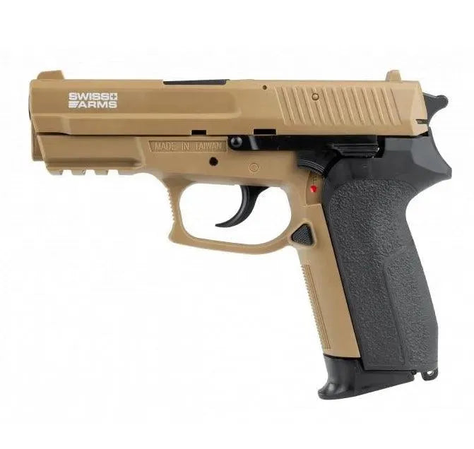 Swiss Arms SP2022 HPA - Fjærdrevet Softgun Pistol - FDE - Game-On.no