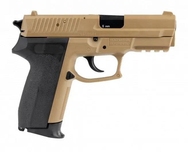 Swiss Arms SP2022 HPA - Fjærdrevet Softgun Pistol - FDE - Game-On.no