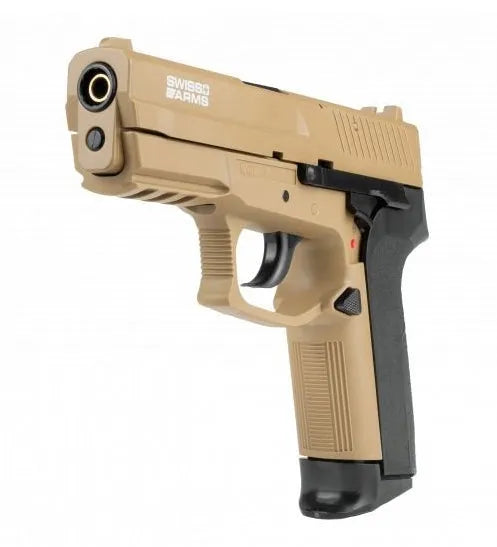 Swiss Arms SP2022 HPA - Fjærdrevet Softgun Pistol - FDE - Game-On.no