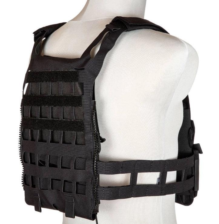 Taktisk Lemod Plate Carrier Vest - Laser Cut - Svart - Game-On.no