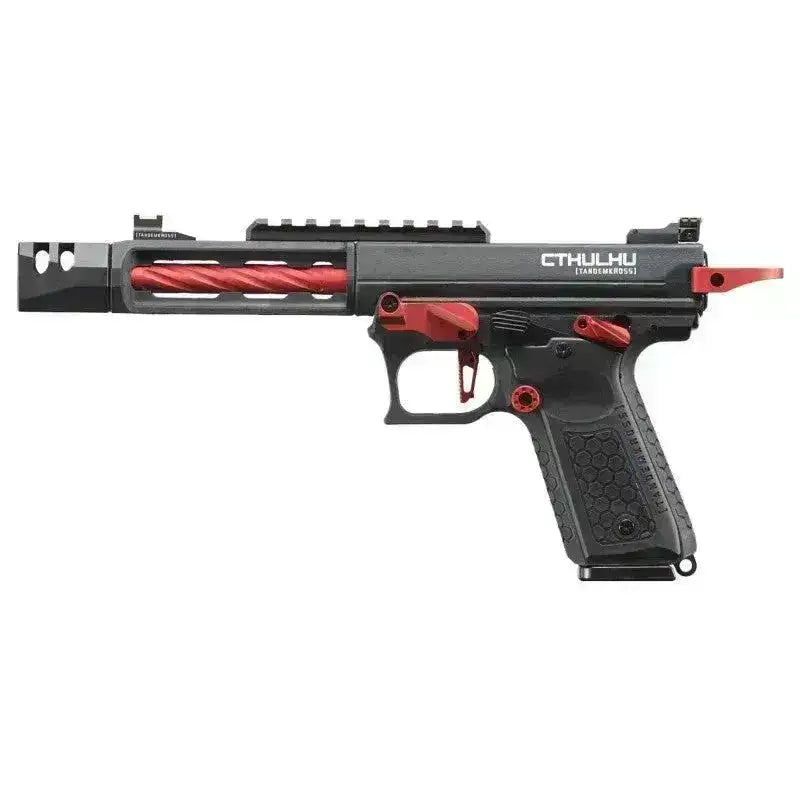 Tandemkross CTHULHU - Gassdrevet Softgun Pistol - Semi/Fullauto - Rød/Svart - Game-On.no