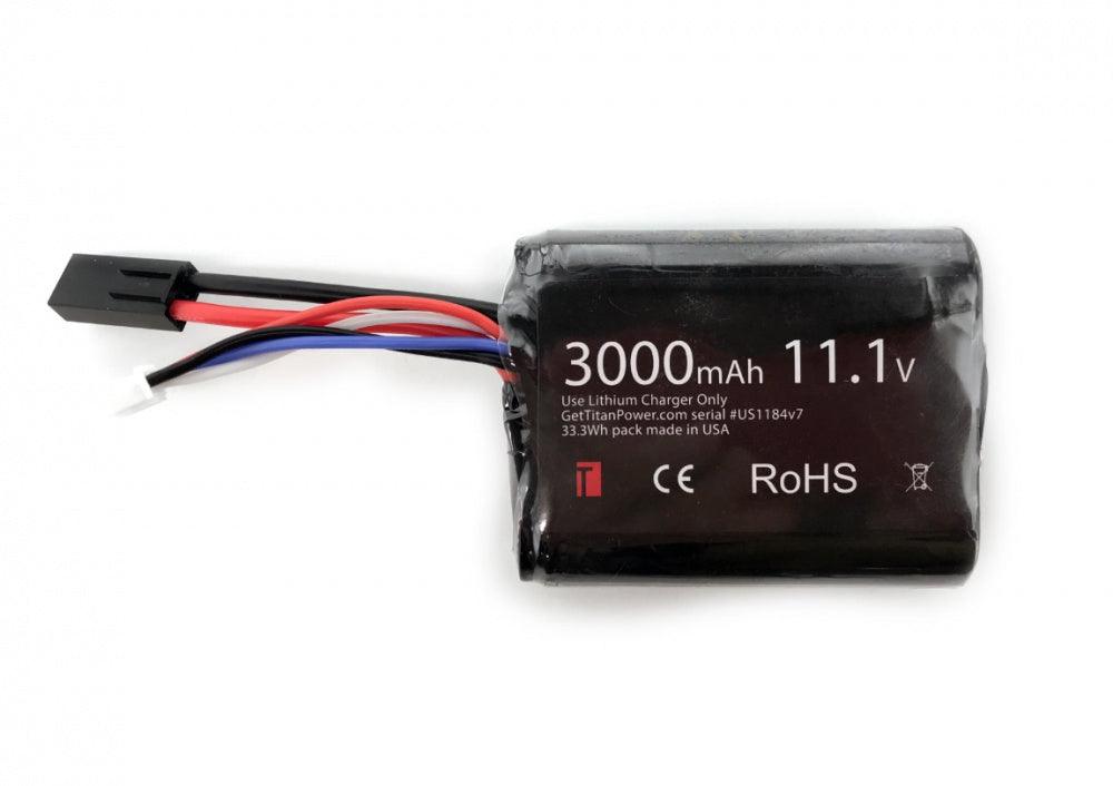 Titan 11.1v 3000mAh Li-Ion Batteri Brick - Mini Tamiya - Game-On.no