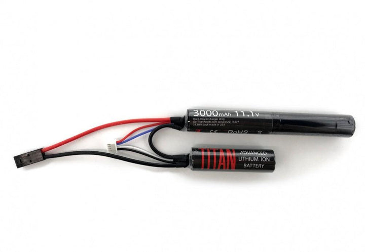 Titan 11.1v 3000mAh Li-Ion Batteri Nunchuck - Mini Tamiya - Game-On.no