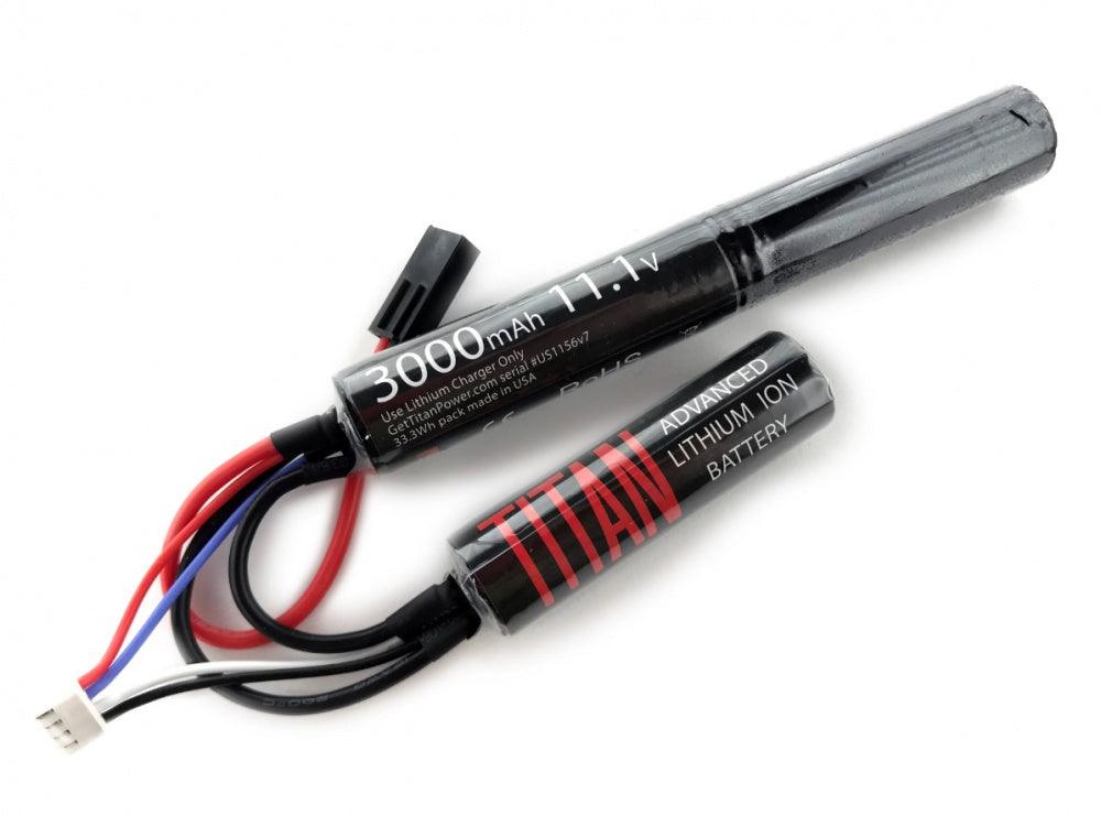 Titan 11.1v 3000mAh Li-Ion Batteri Nunchuck - Mini Tamiya - Game-On.no