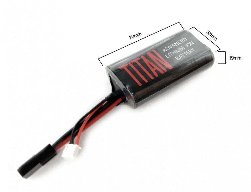 Titan 7.4v 3000mAh Li-Ion Batteri Brick - Mini Tamiya - Game-On.no