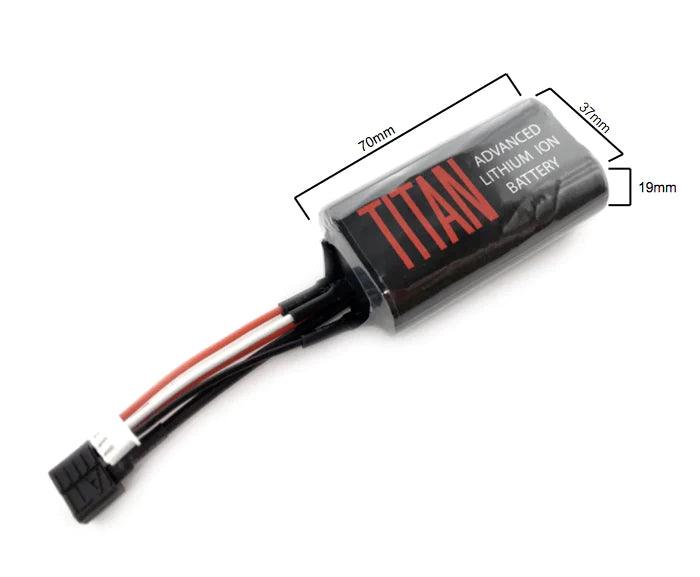 Titan 7.4v 3000mAh Li-Ion Batteri Brick - T-Plug/Deans - Game-On.no