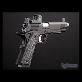 EMG x Kimber TLE/RL II, med rødpunktsikte, gravering synlig