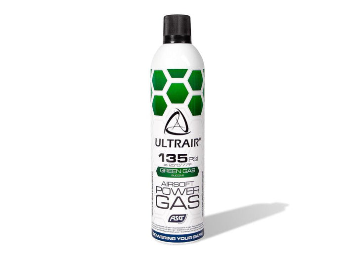 Ultrair Green - Softgungass med Silikon - 570ml 135psi - Game-On.no