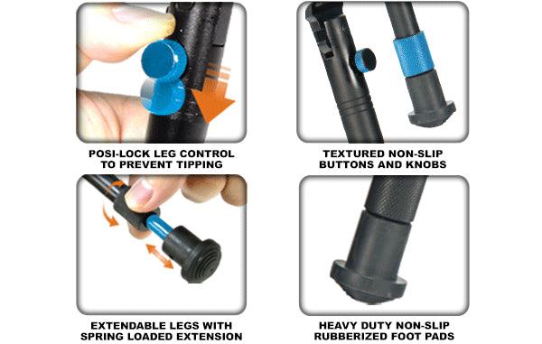 UTG - Tofot/Bipod med QD Løpsfeste - Game-On.no