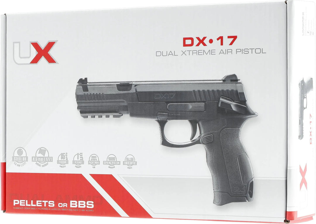 UX DX17 - 4.5mm Dual Ammo Luftpistol - Springer - Game-On.no