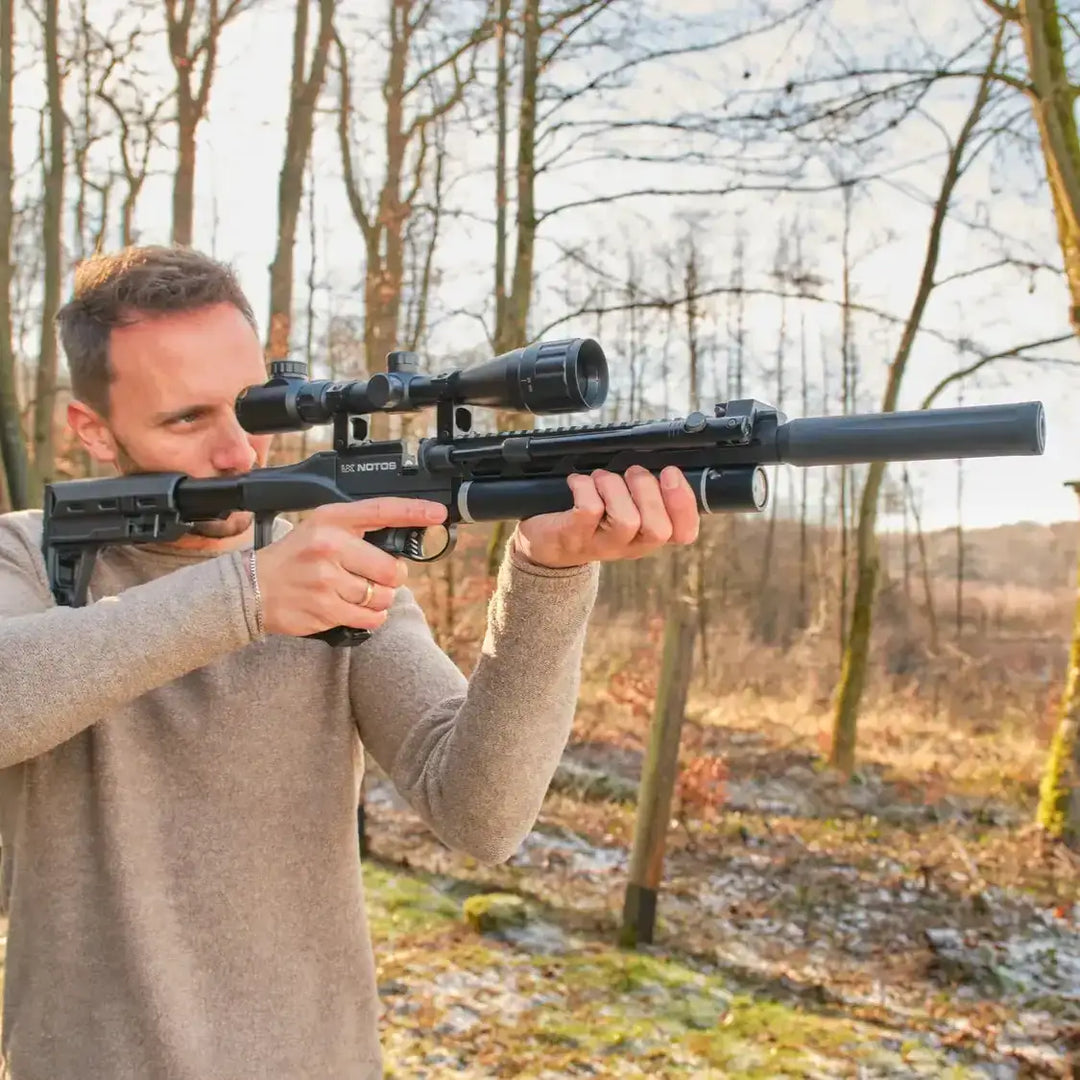 UX Notus Carbine Sett - PCP Luftvåpen - 4.5mm - 16 Joule - Game-On.no