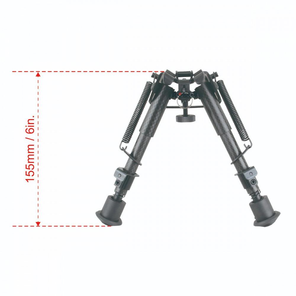 Vector - Karbonfiber Bipod/Tofot 6 med 21mm Adapter - Game-On.no