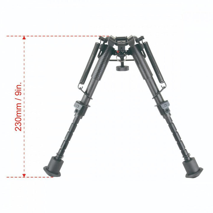 Vector - Karbonfiber Bipod/Tofot 6 med 21mm Adapter - Game-On.no