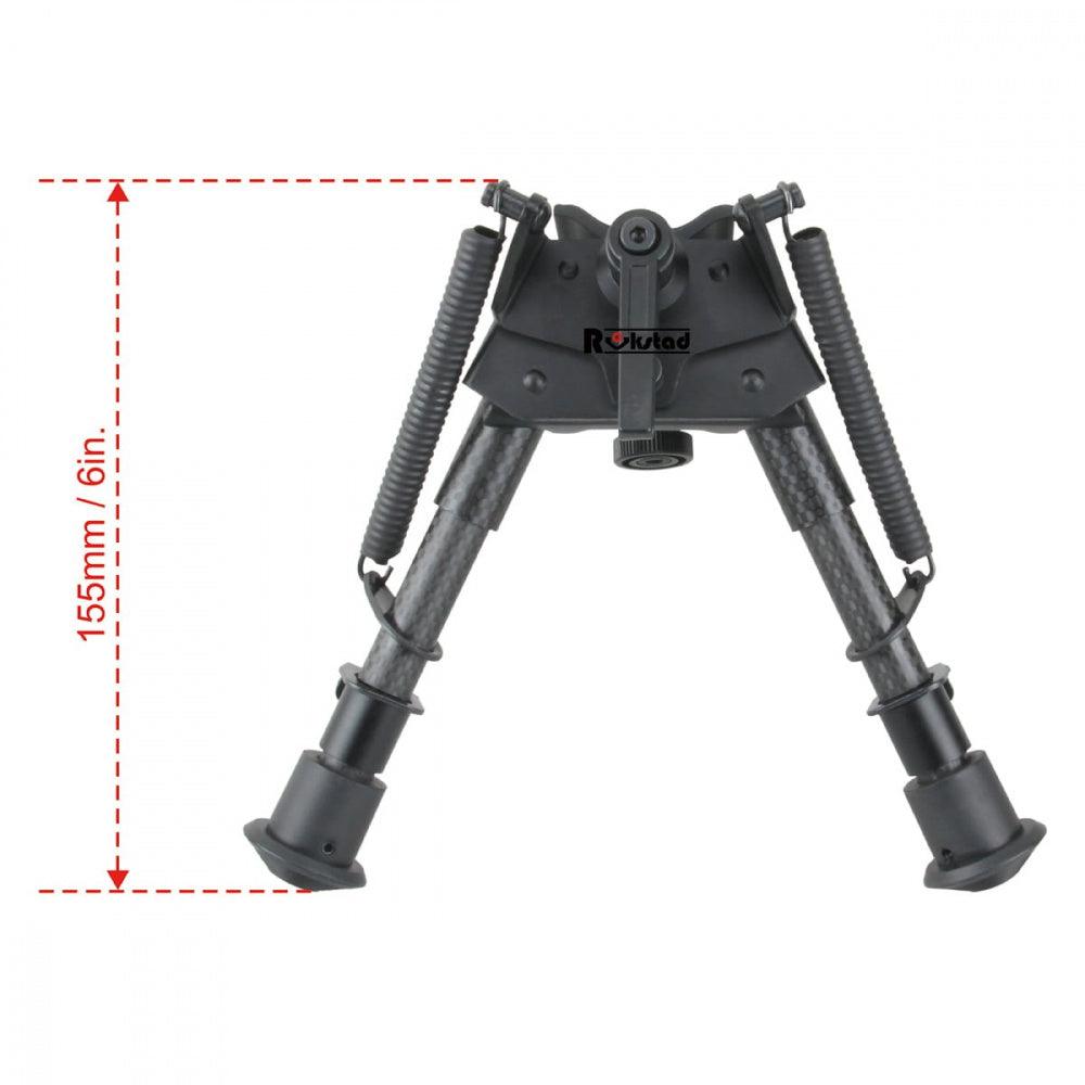 Vector - Karbonfiber Swivel Bipod/Tofot 6 med 21mm Adapter - Game-On.no