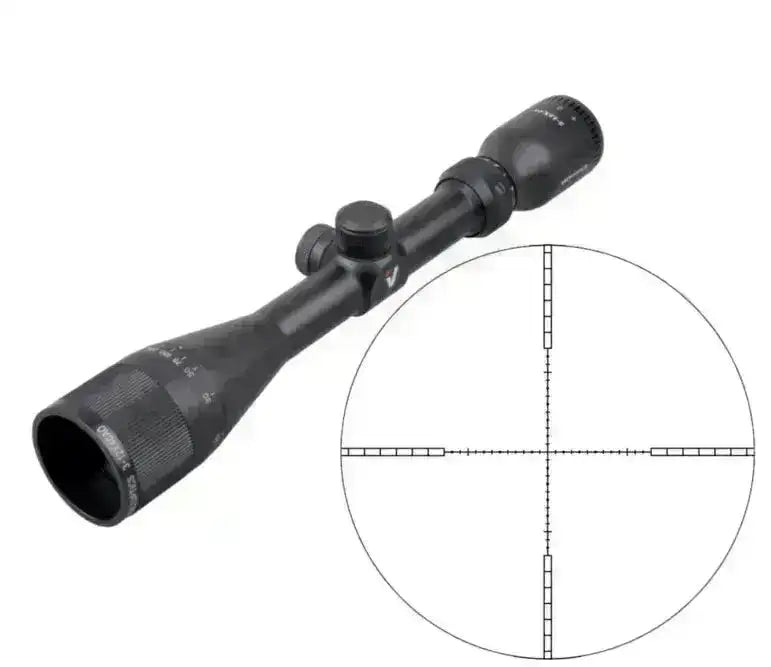 Vector Optics - C4 Kikkertsikte 3-12x40 med Parallax og Solskjer