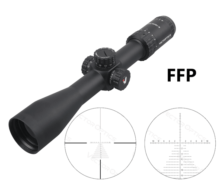 Vector Optics - S4 FFP Kikkertsikte 4-16x44mm - Game-On.no