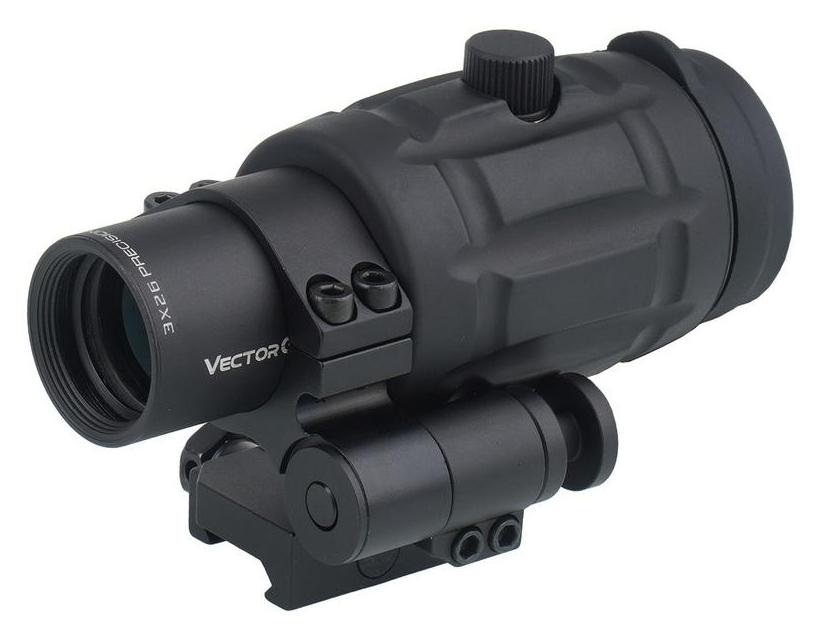 Vector Optics Maverick 3x26 QD - Sort - forfra med QD-montasje