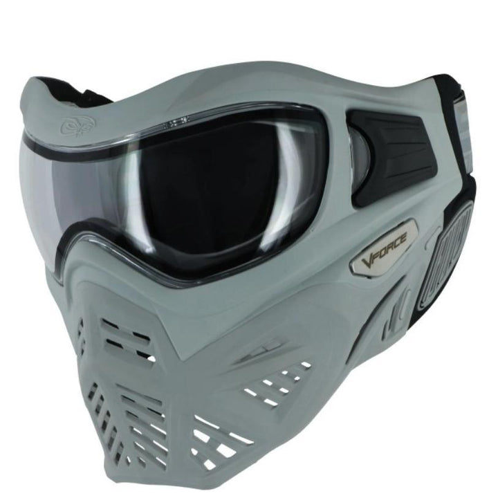 VForce Grill 2.0 Maske med Klart Dobbeltglass - Shark (Grå) - Game-On.no