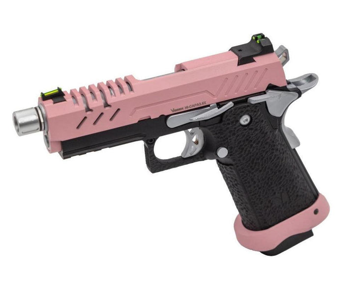 Vorsk Hi-Capa 3.8 Pink - Gassdrevet Softgunpistol - Game-On.no