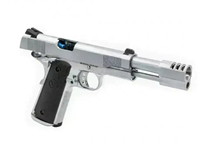 Vorsk VP-X 1911 Blowback – Gassdrevet softgunpistol (Silver Alu) - Game-On.no