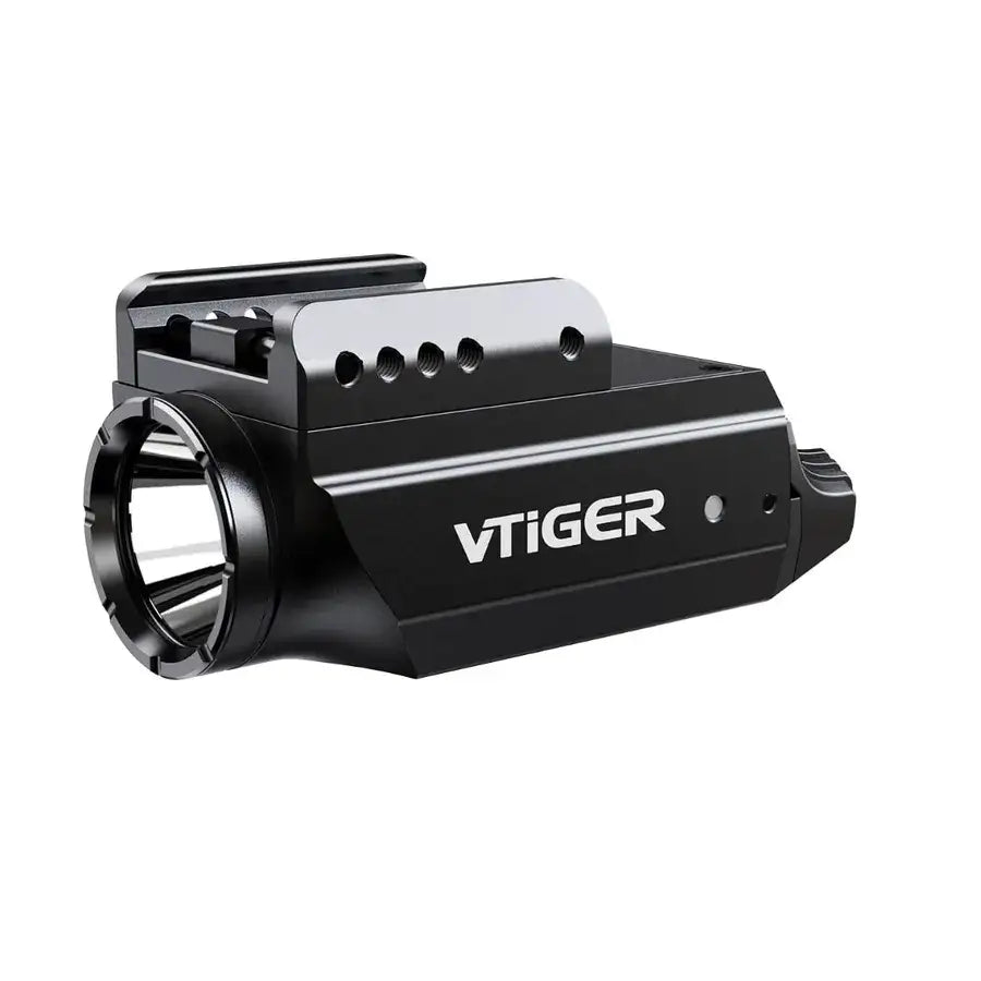 VTiGER - PL1 Oppladbar og Kompakt Lykt til Pistol - 1000 Lumen - 21mm Montasje - Game-On.no