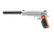 VX-9 Agency Gassdrevet Softgunpistol - Chrome/Svart - Game-On.no