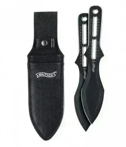 Walther - 2stk Kastekniver m/Slire - Game-On.no